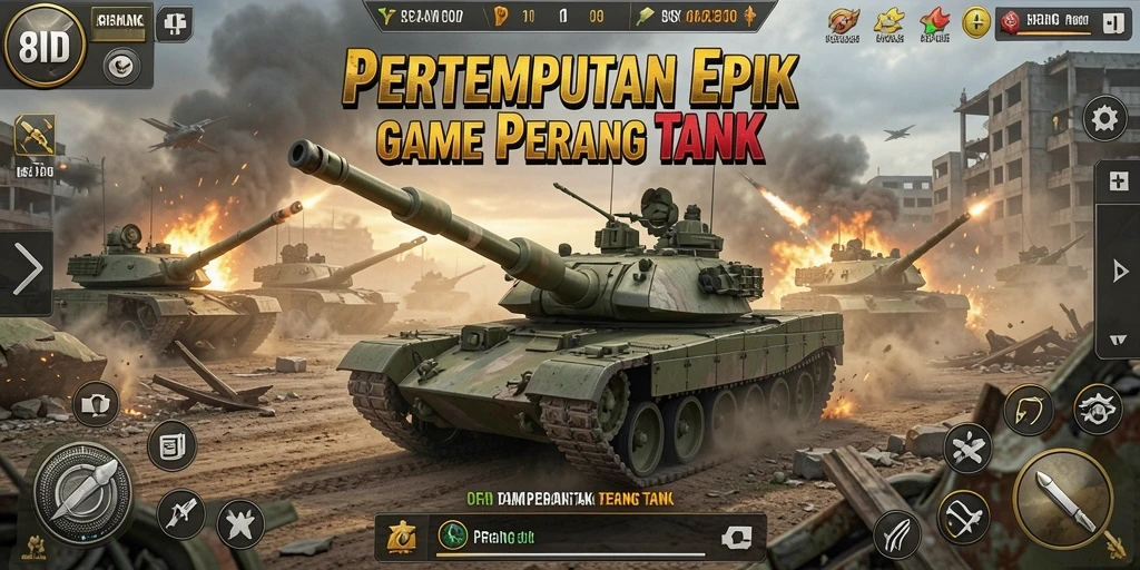 Screenshot tampilan antarmuka 8ID saat pertempuran sengit.