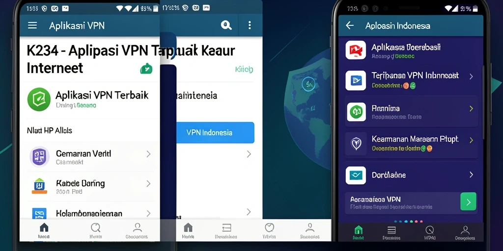 Tampilan antarmuka K234 yang sederhana dan intuitif