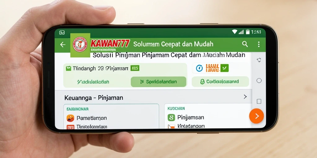 Tampilan antarmuka KAWAN777 yang modern dan mudah digunakan.