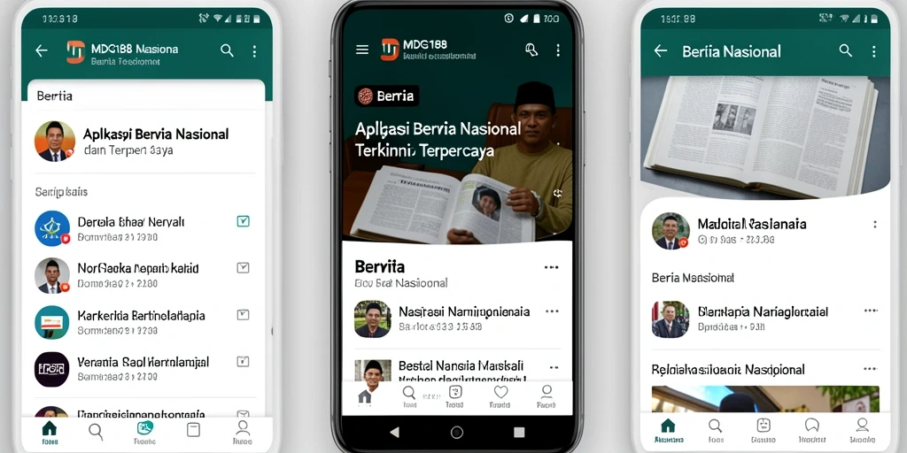 Tampilan antarmuka MDG188 yang profesional dan informatif.