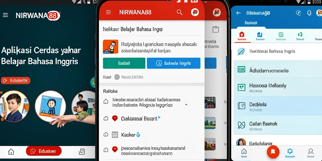 Tampilan antarmuka aplikasi NIRWANA88 yang menarik dan interaktif.