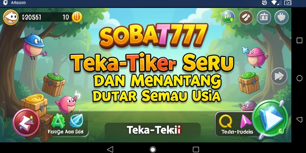 Antarmuka menarik dan menantang dari game SOBAT777.