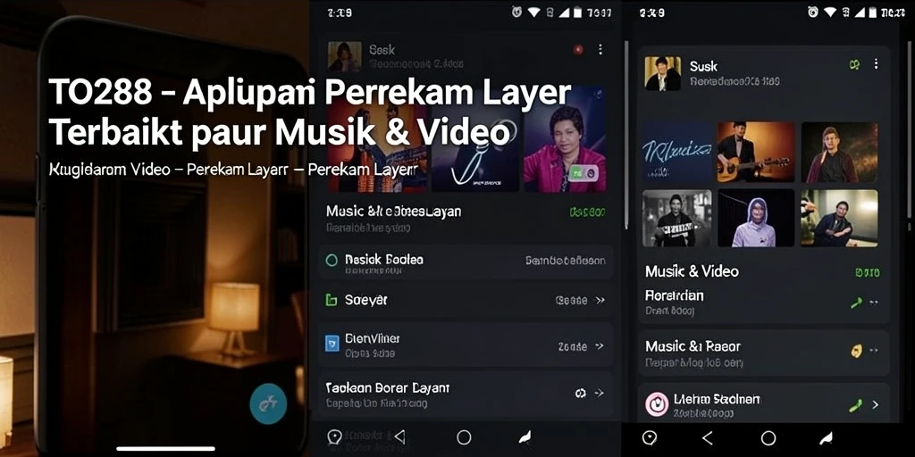 Antarmuka TO288 yang intuitif dan fungsional untuk Perekam Layar.